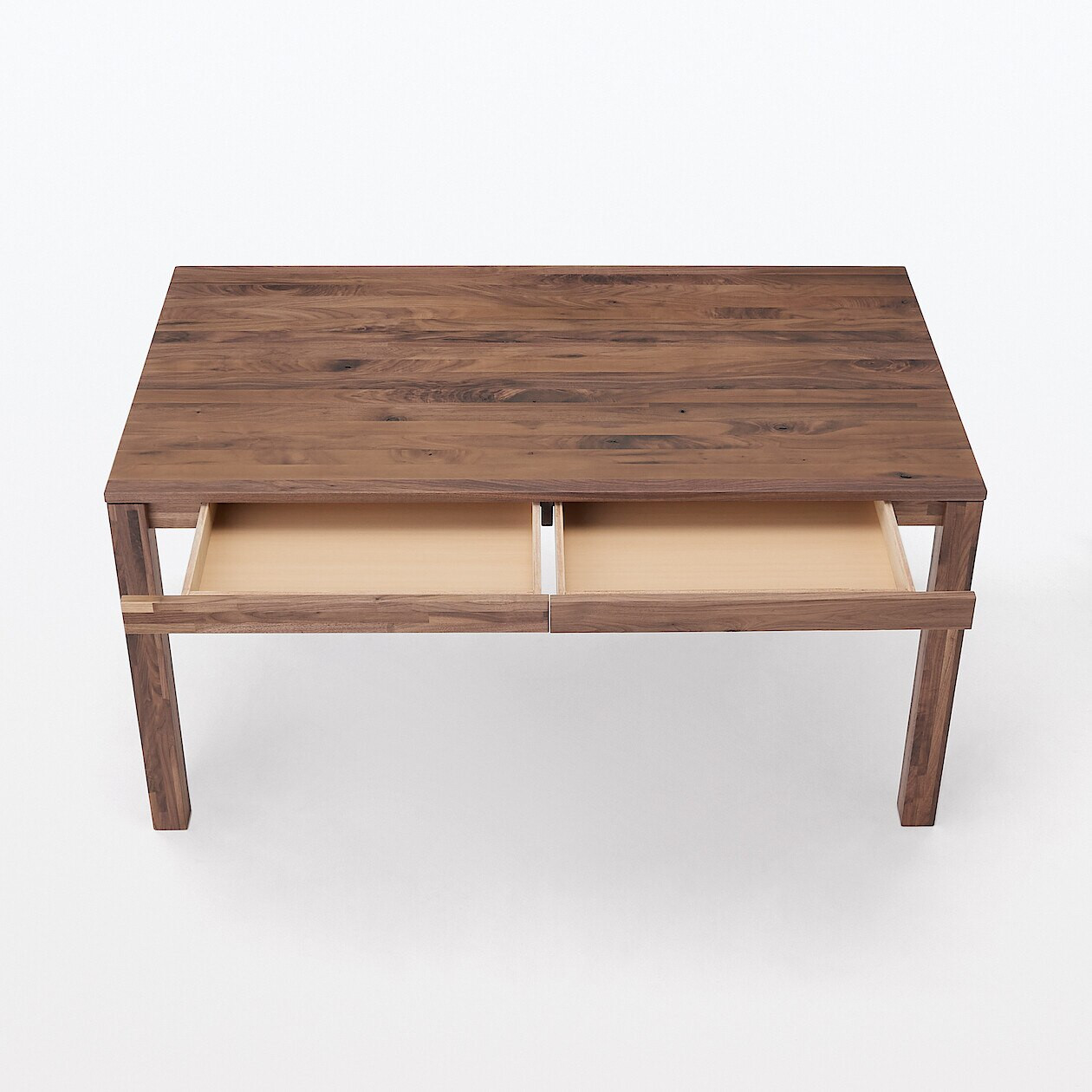 Natural Walnut Table 140cm | MUJI