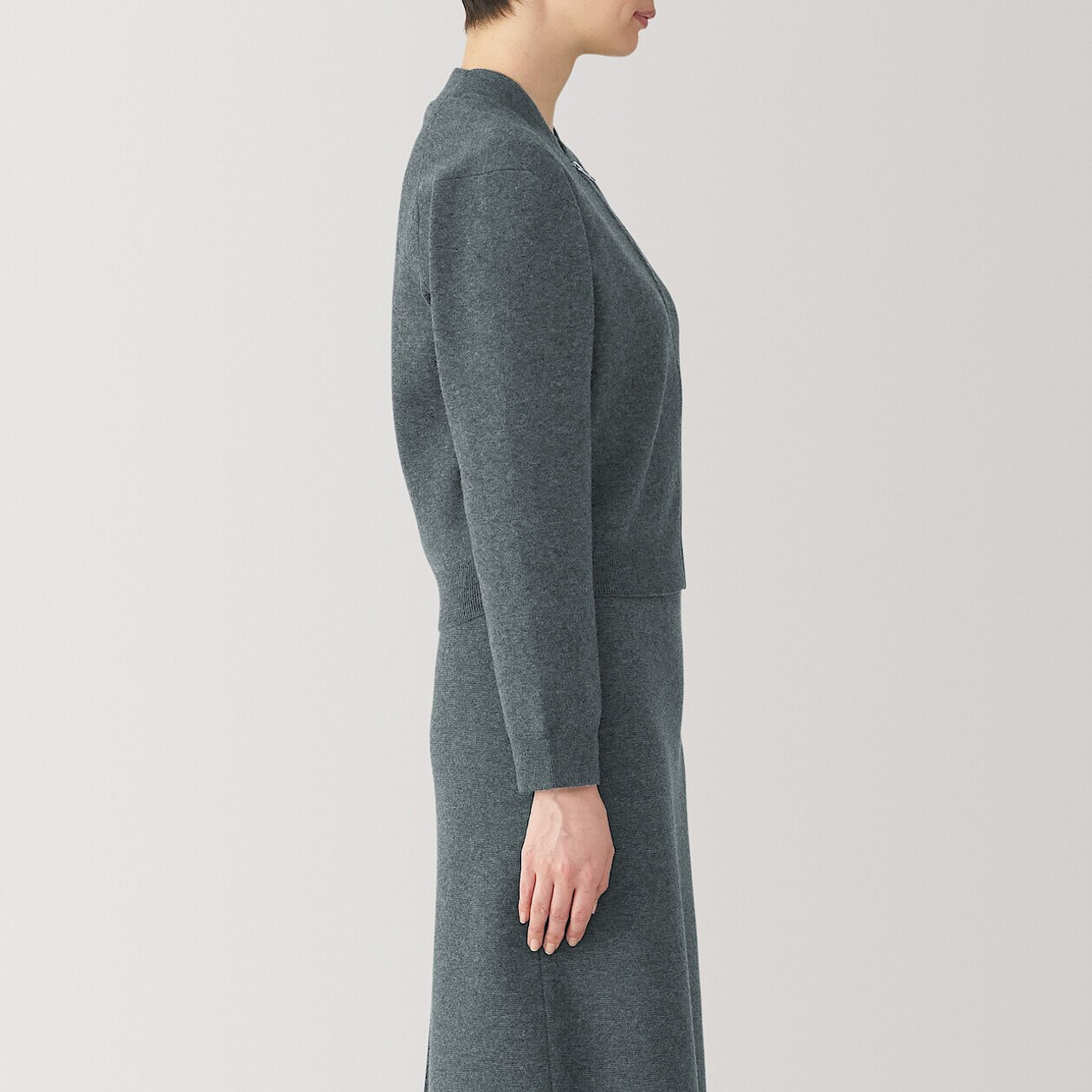 ジャケット・アウター +CLOTHET Milano Rib Knit Jacket スビンプラチナム ミラノリブニットジャケット | ＋CLOTHET ONLINE