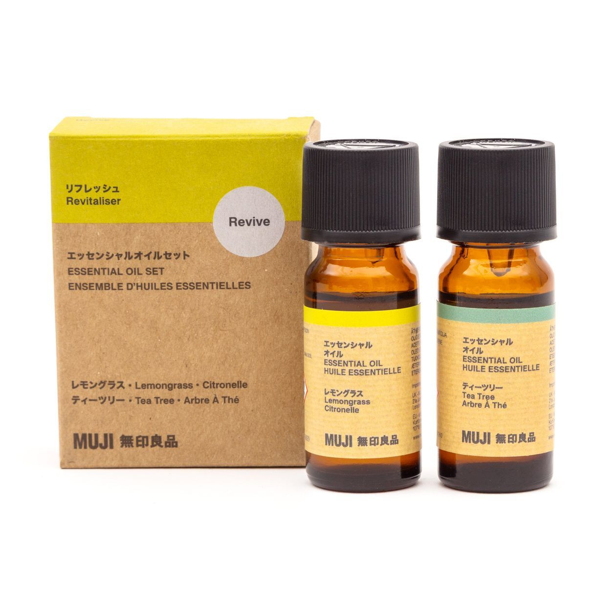 MUJI エッセンシャルオイル 3種セット Reviving Essential Oil Gift Set (Citrus) | MUJI