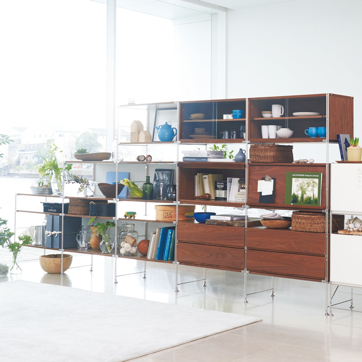 Stainless Steel Unit Additional Side Frame ‐ Large | MUJI Stainless Steel Unit Additional Side Frame ‐ Large | MUJI