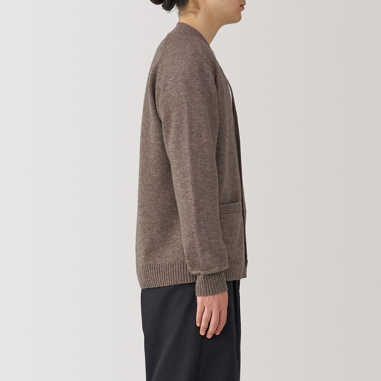 ニット/セーター ARGUE YAK WOOL BLEND MOCA BROWN YAK BLEND SWEATER DARK TAUPE