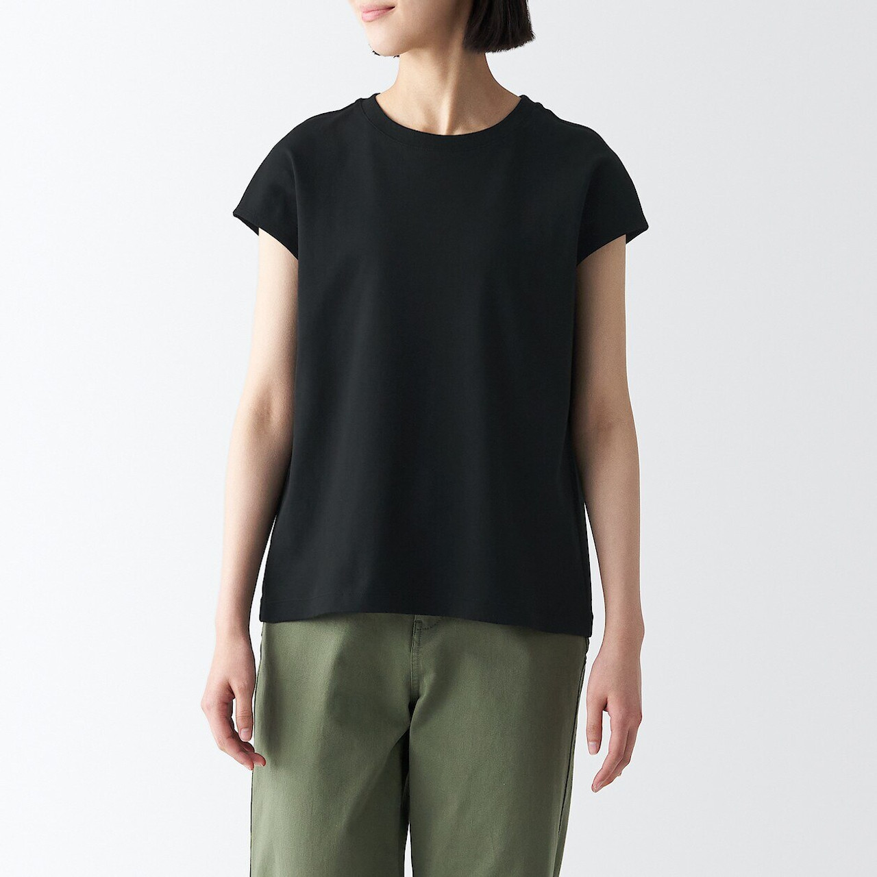 Essential French Sleeve Tee ハーリップトゥ Everyday French Sleeve Tee（Tシャツ/カットソー）｜Her lip to