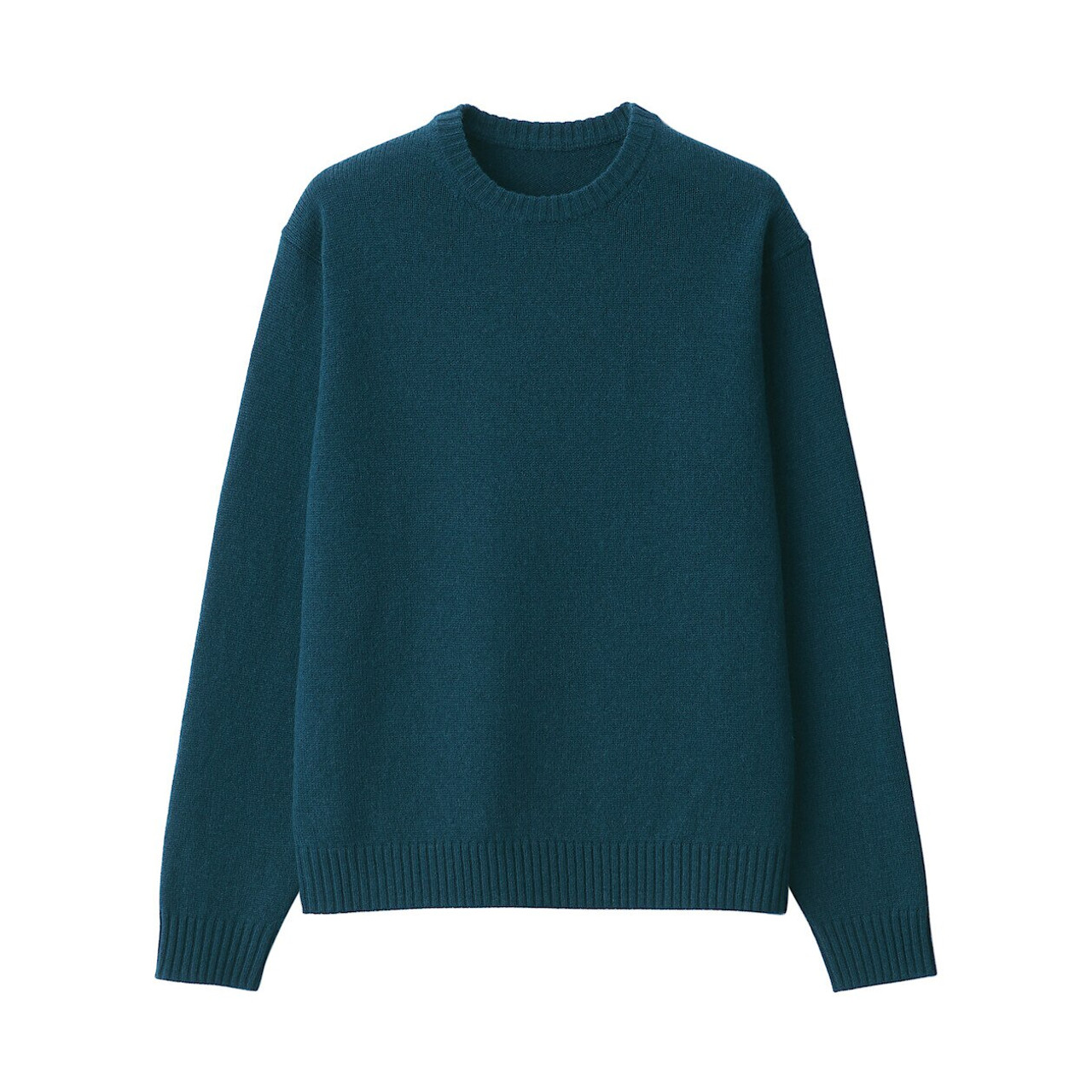 Men's Medium Knit Wool Crew Neck Jumper 18736 | MUJI