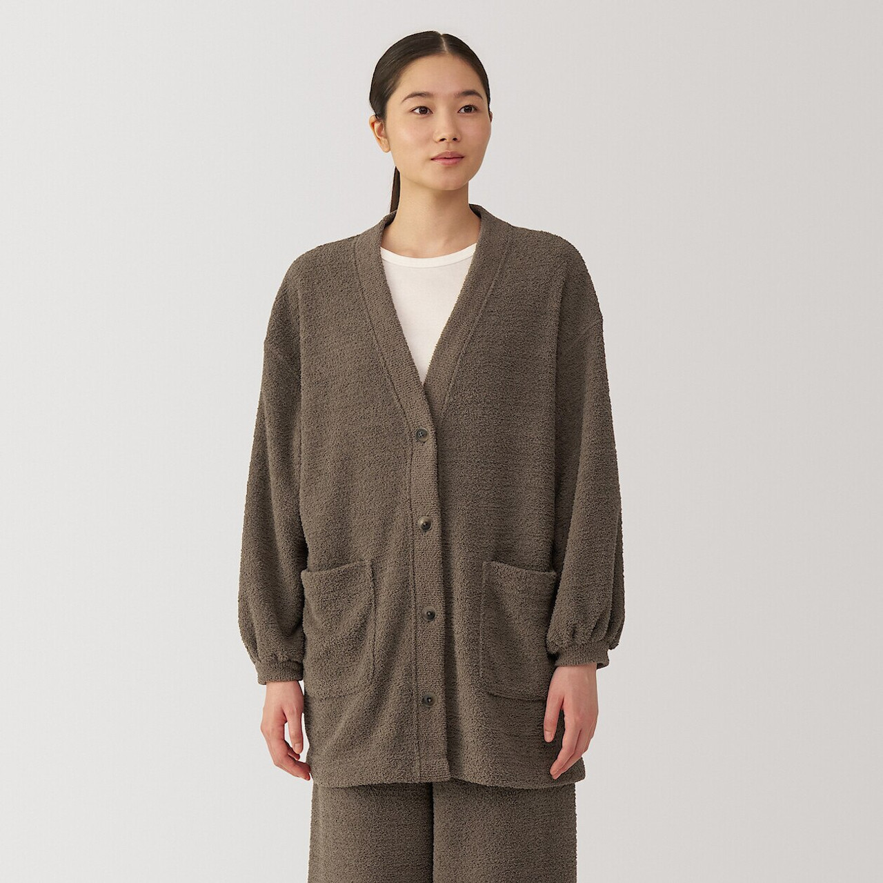 Premium Fleece Over Cardigan【S-M】【美品】 Fucking Awesome Men's Bullshirt Zip Cardigan in Black