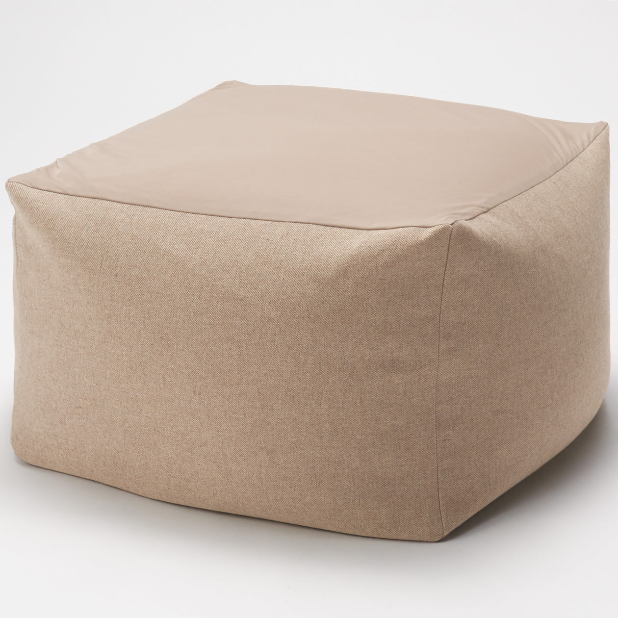 Body Fit Bead Sofa Cover‐ Reclaimed Wool Beige MUJI