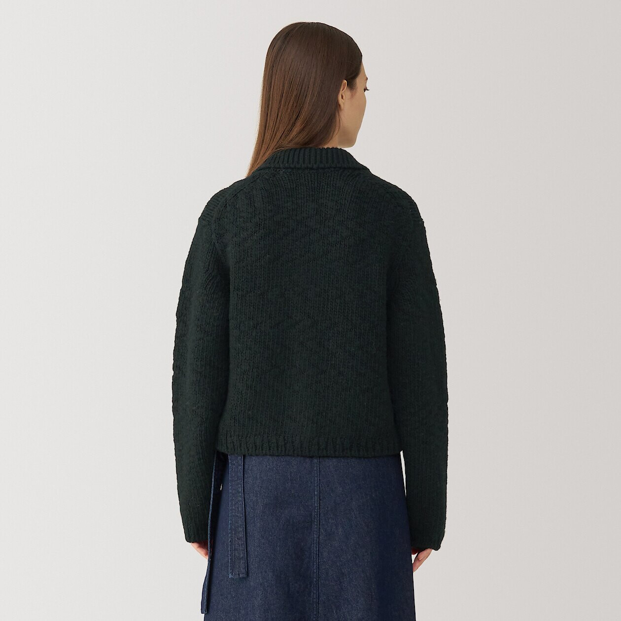 カーディガン single out:LOW GAUGE KNIT CARDIGAN Women's Wool Low Gauge Knit Cardigan | MUJI