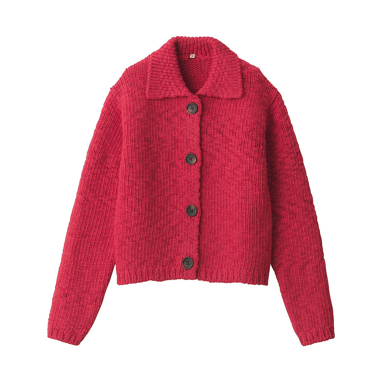 Women's Wool Low Gauge Knit Cardigan | MUJI