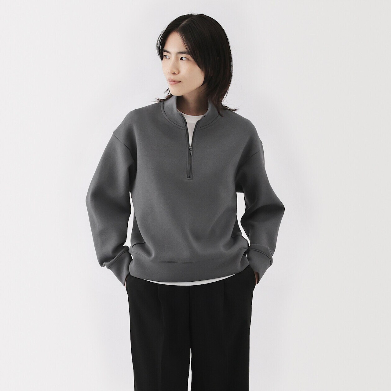 GRENZGAENGER Essential Half Zipper Mサイズ GRENZGAENGER Essential Half Zipper Mサイズ