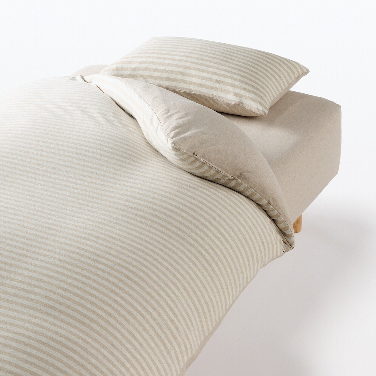Cotton Jersey Duvet Cover ‐ Queen | MUJI
