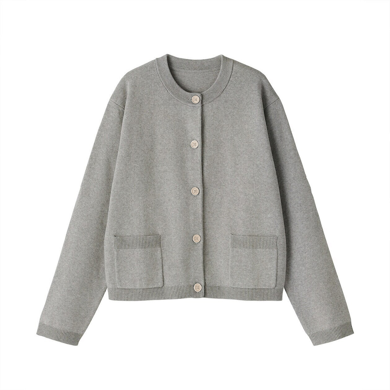 Women's Milano Rib Pocket Cardigan | MUJI
