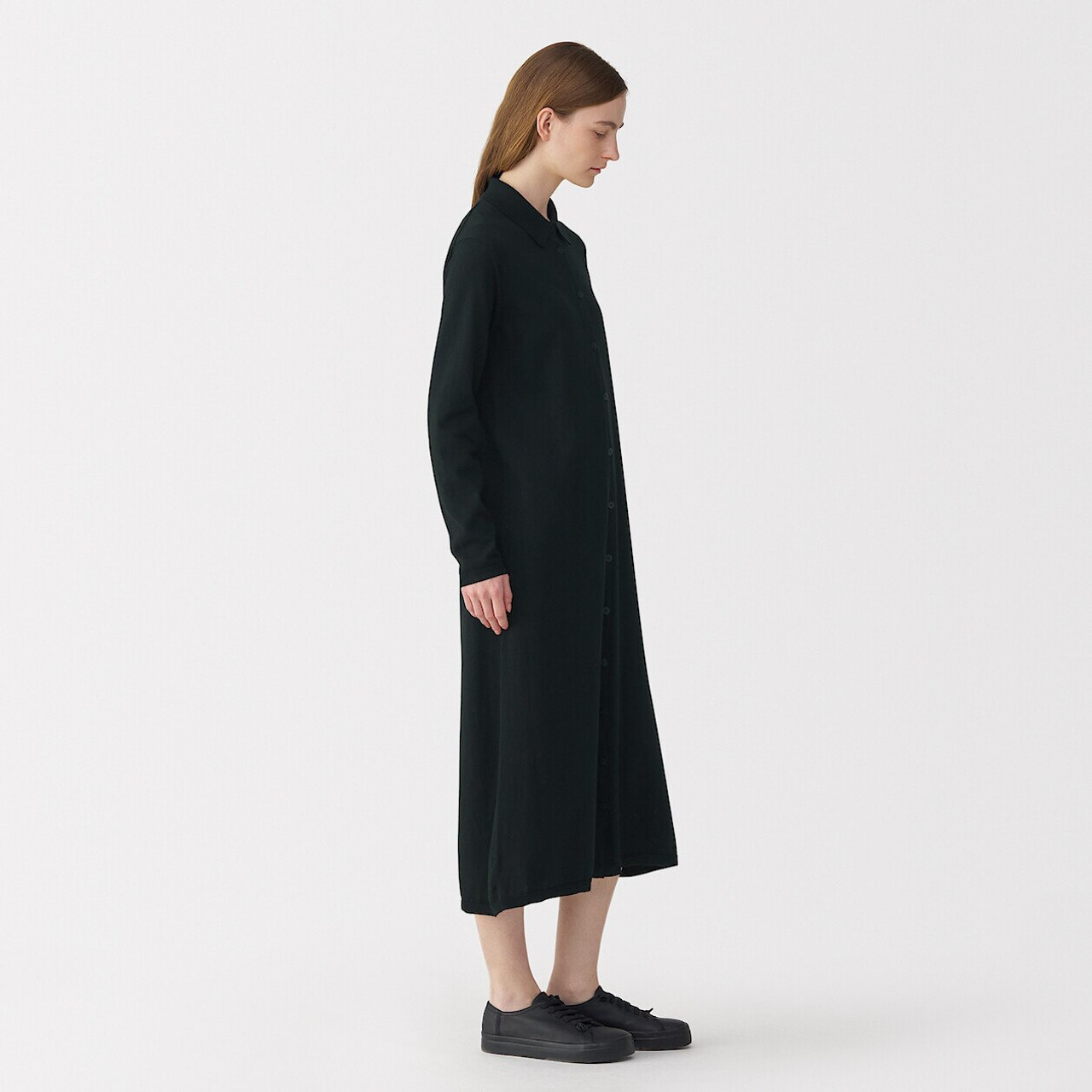 堀江店購入新品未使用】 Squareneck Knit Dress