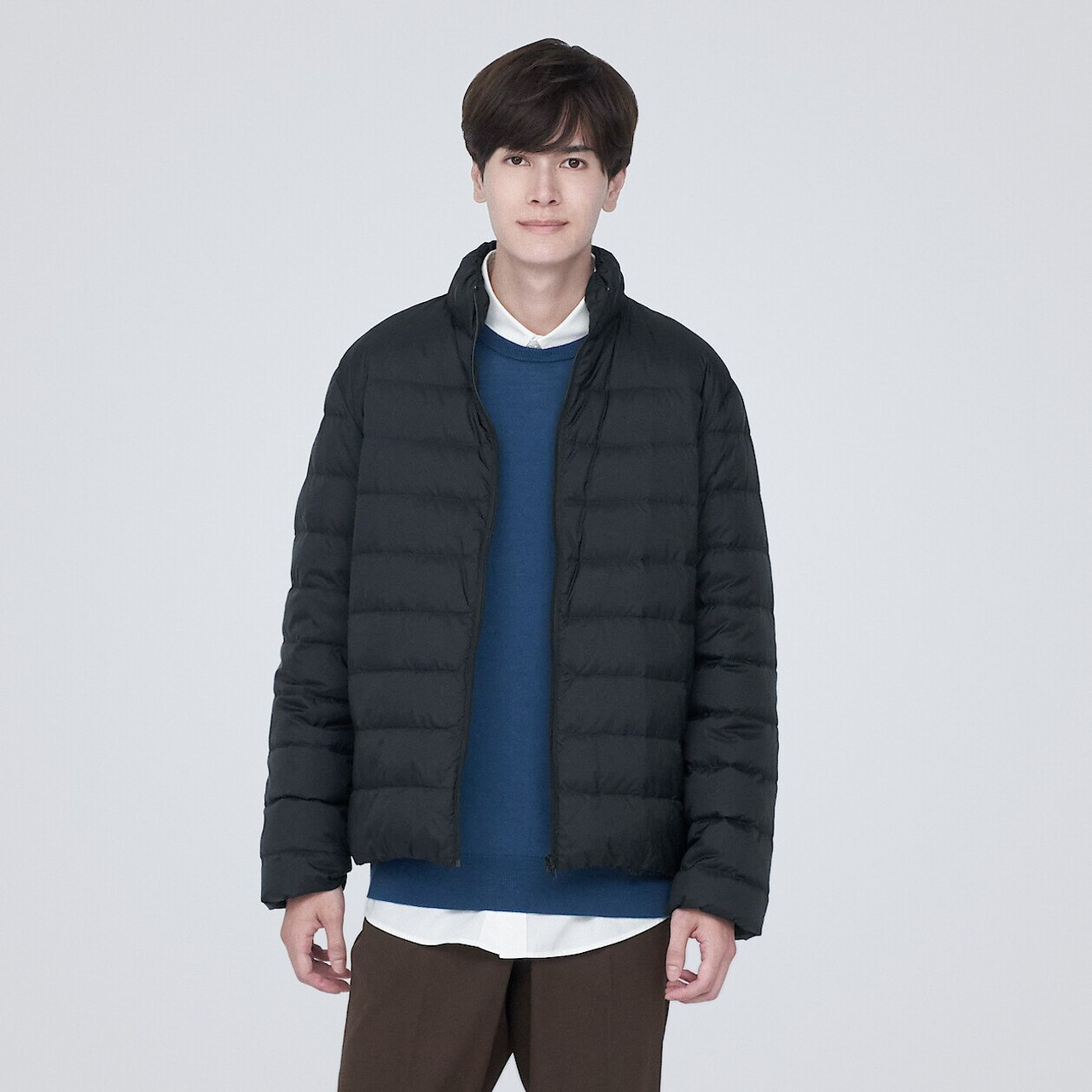 関税なし 送料無料 Recycled nylon down jacket Men's Recycled Nylon Lightweight Down Jacket | MUJI