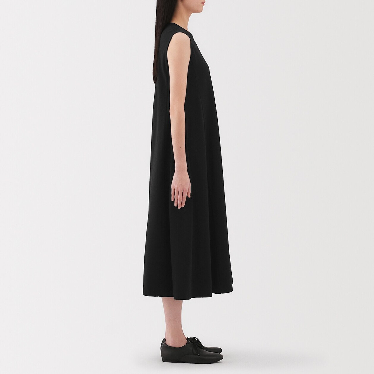 Women's Cotton Cool Touch Midi A‐line Dress | MUJI