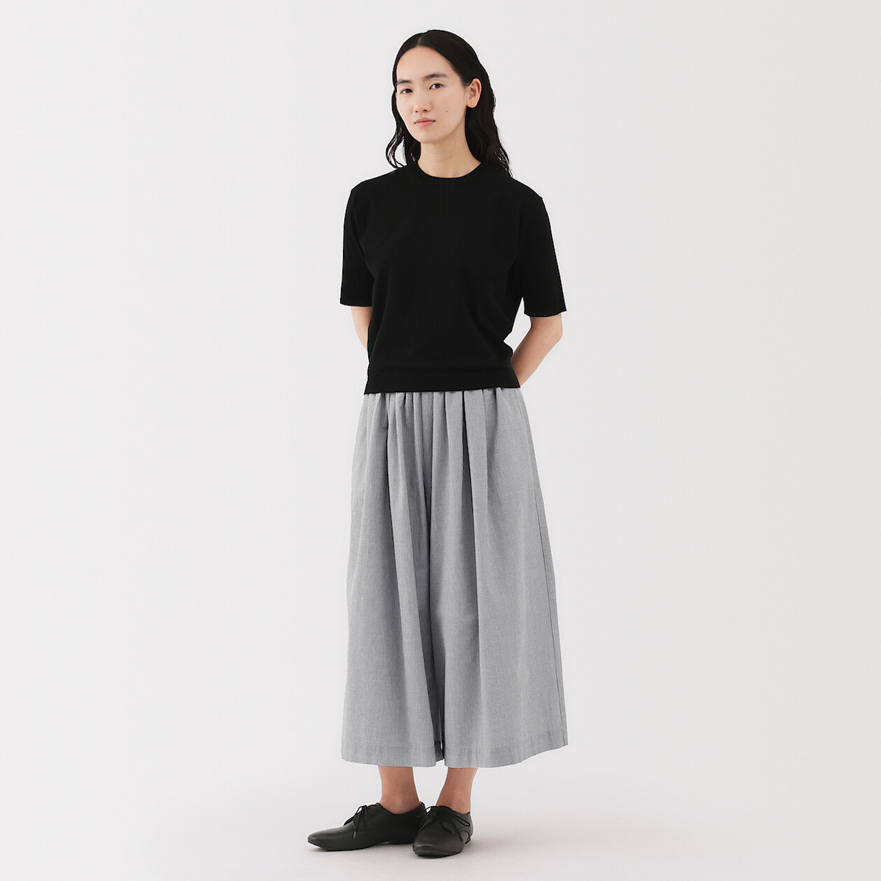 Women's Cotton Cool Touch Wide Leg Culottes | MUJI