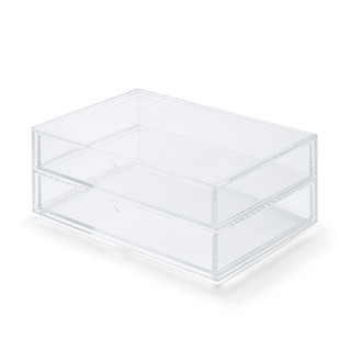 Stackable Acrylic 2 Drawer Box ‐ Large
