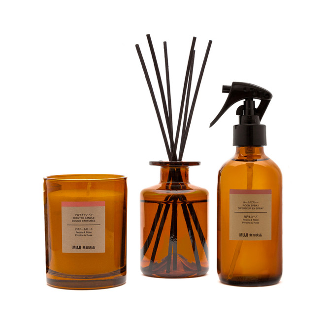 Pfingstrosen- und Rosenduft-Bundle MUJI EU Ryohin Keikaku