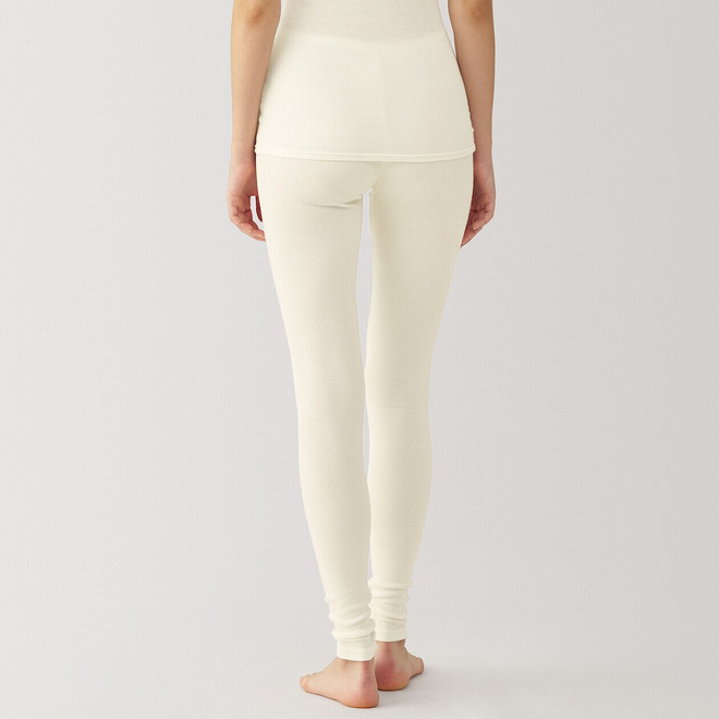 Women's Lyocell  Blend Silk Ribbed Leggings