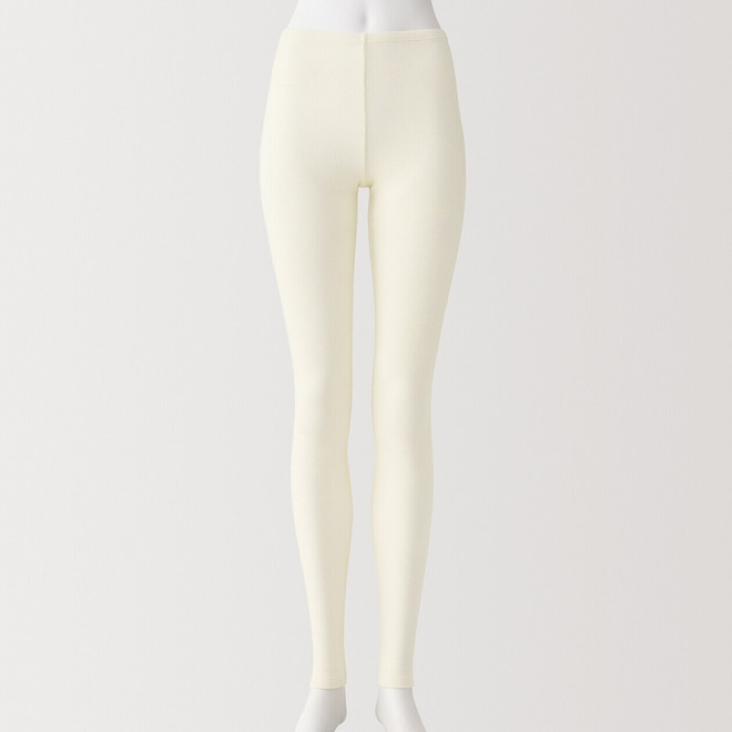 Women's Lyocell  Blend Silk Ribbed Leggings