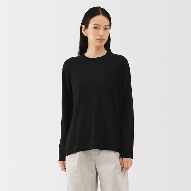 Pullover mit Rundhalsausschnitt aus Kaschmir für Frauen 