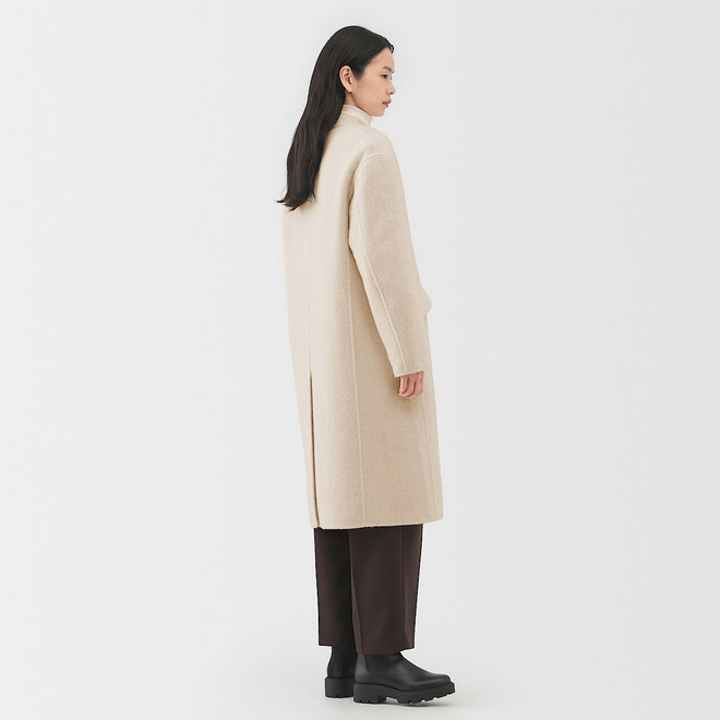 Women's Recycled Cashmere Blend Double-Breasted Coat