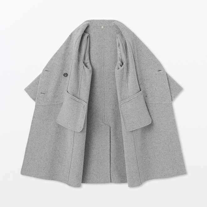 Women's Recycled Cashmere Blend Double-Breasted Coat
