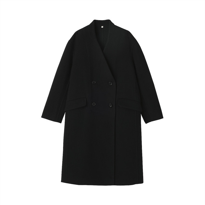 Women's Recycled Cashmere Blend Double-Breasted Coat