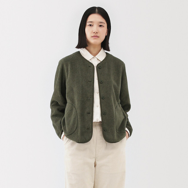 Damesvest van polyester fleece