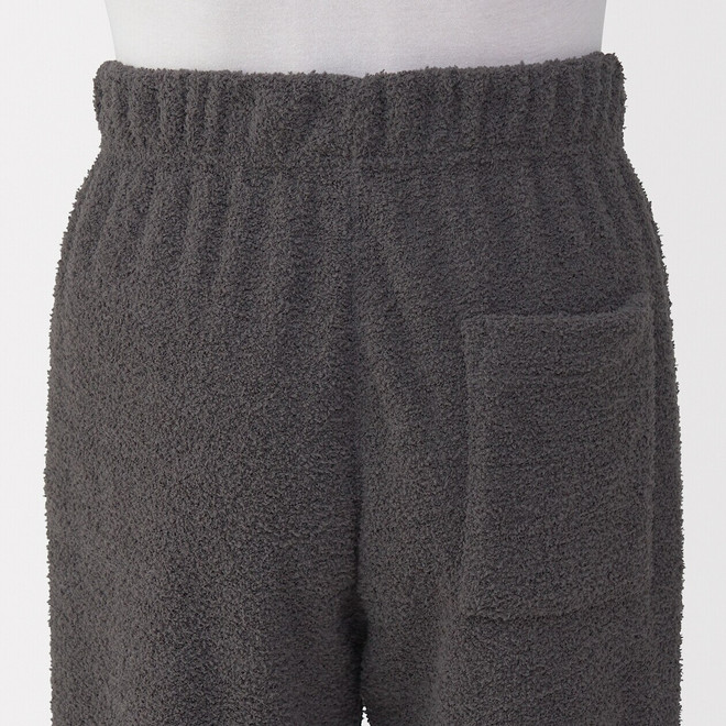 Conjunto de roupa interior de manga comprida em velo texturado para homem