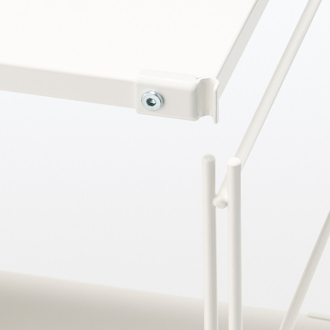 Estante de Aço Cinzento Claro - Larga, Pequena