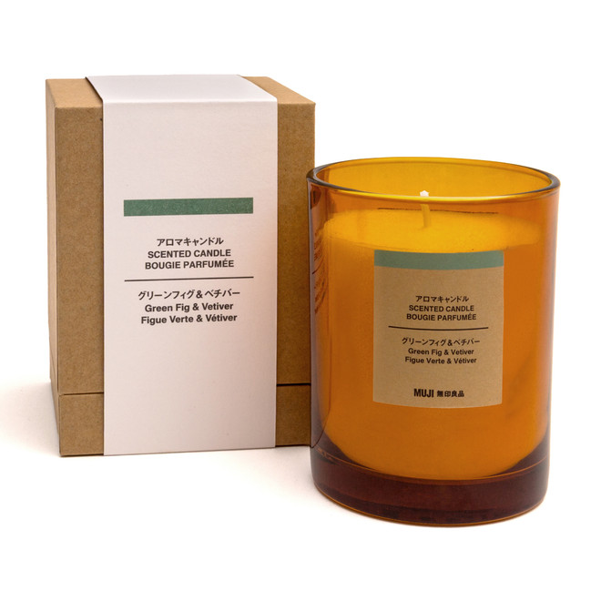 Bougie 1 mèche Figue verte et vétiver.