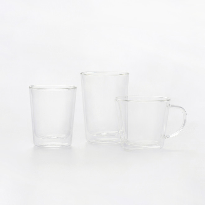 Double Wall Glass Mug