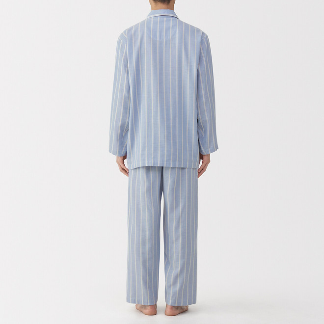 Saksisch blauw met strepen