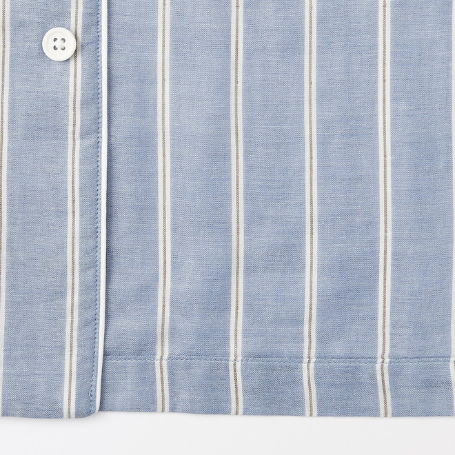 Saksisch blauw met strepen