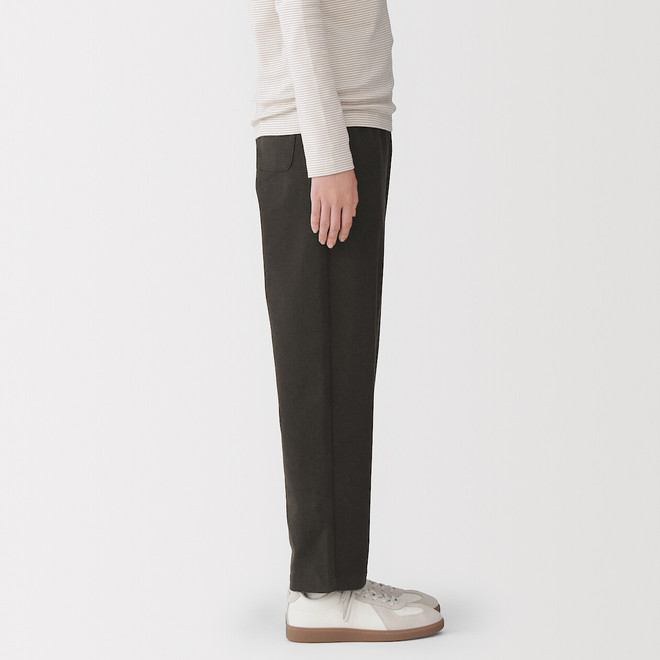 Women's Flannel Stretch Tapered Leg Trousers