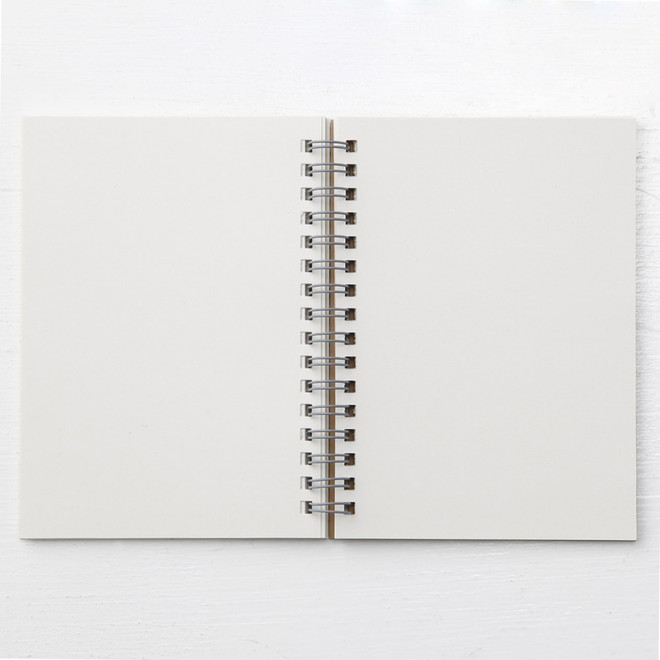 Recycled Paper Double Ring Notebook A6