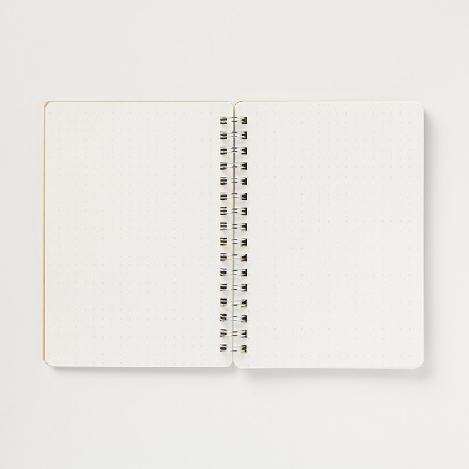 Double Ring Notebook Dotted Paper A6