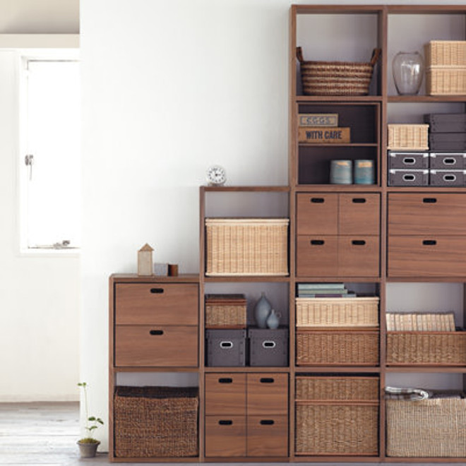 2x2 Drawer Set (Walnut)