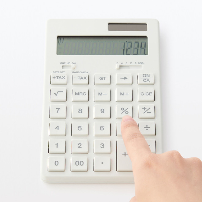 12 Digit Calculator ‐ Grey