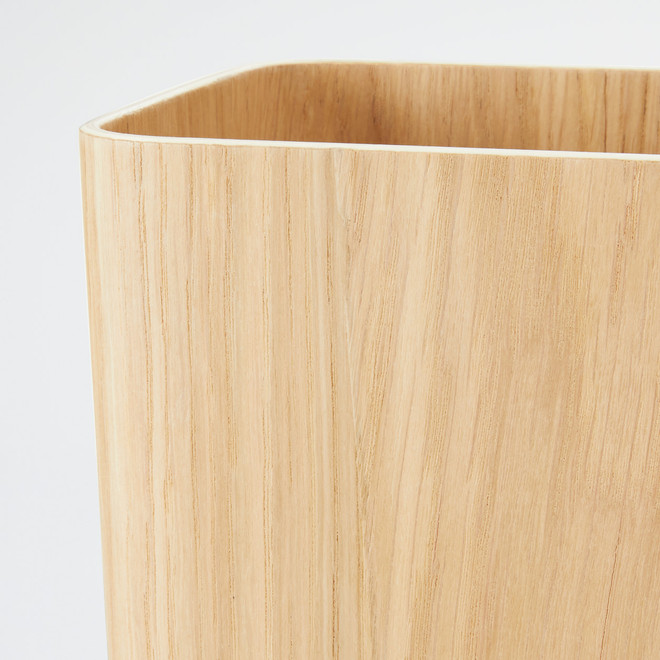 Rectangular Wooden Dust Bin