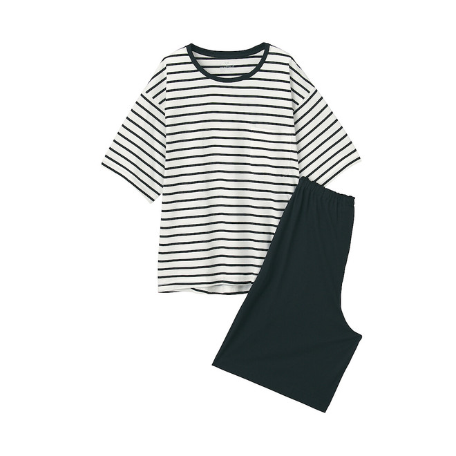 Women's Side Seamless Jersey Short Sleeve Loungewear Set