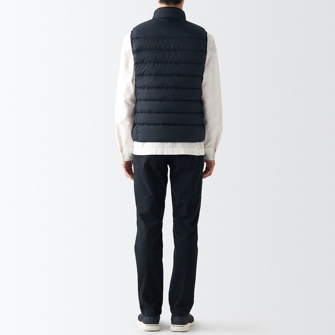 Men's Recycled Nylon Lightweight Pocketable Down Gilet