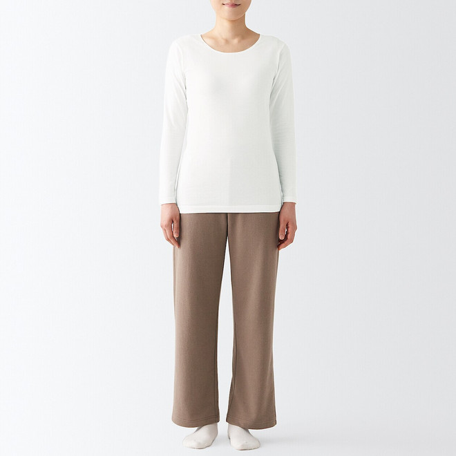 Women's Thin Cotton Crew Neck Long Sleeve T‐shirt AW22