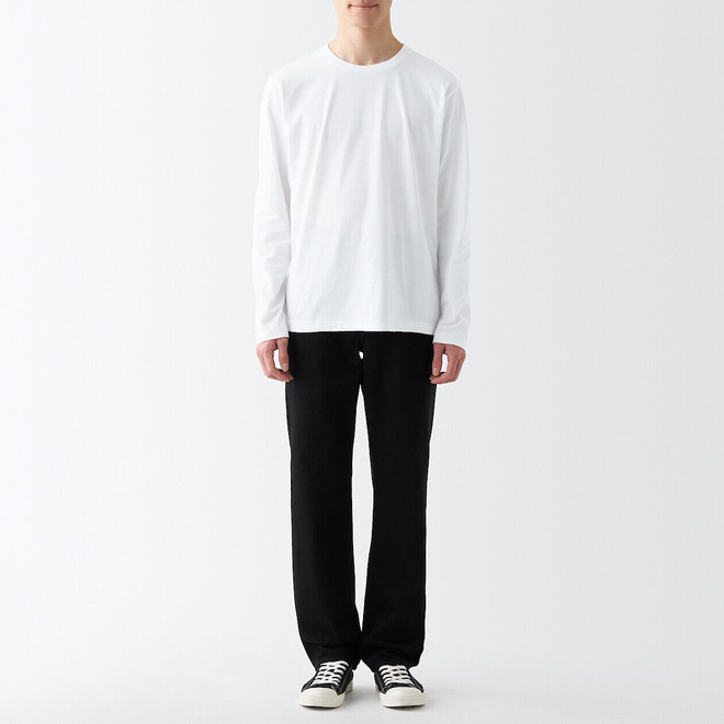 Men's Washed Jersey Long Sleeve T‐shirt