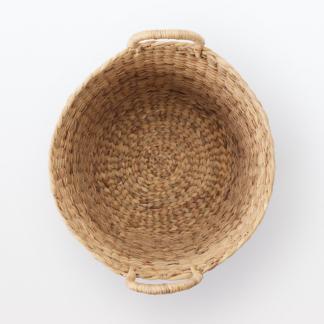 Water Hyacinth Storage Basket with Handles ‐ Large