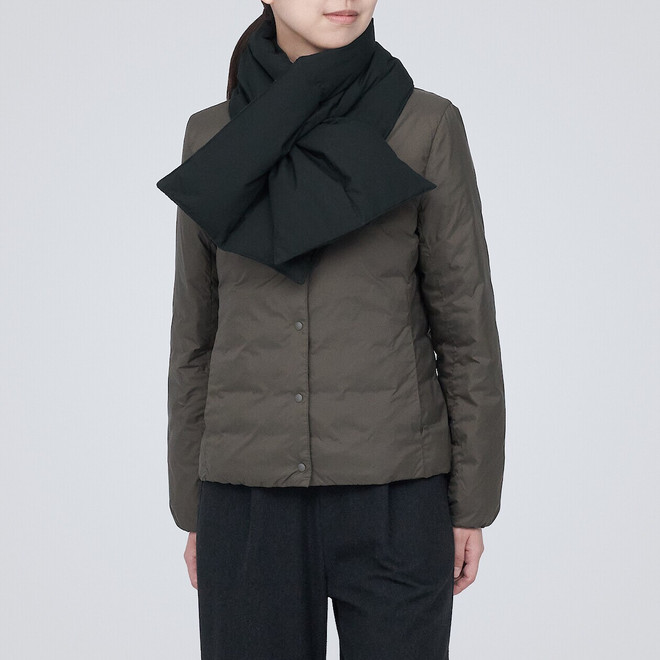 Water Repellent Recycled Polyester Down Scarf