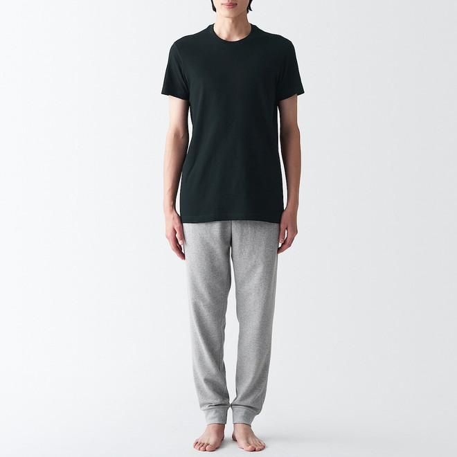 Side Seamless jersey Crew neck T‐Shirt