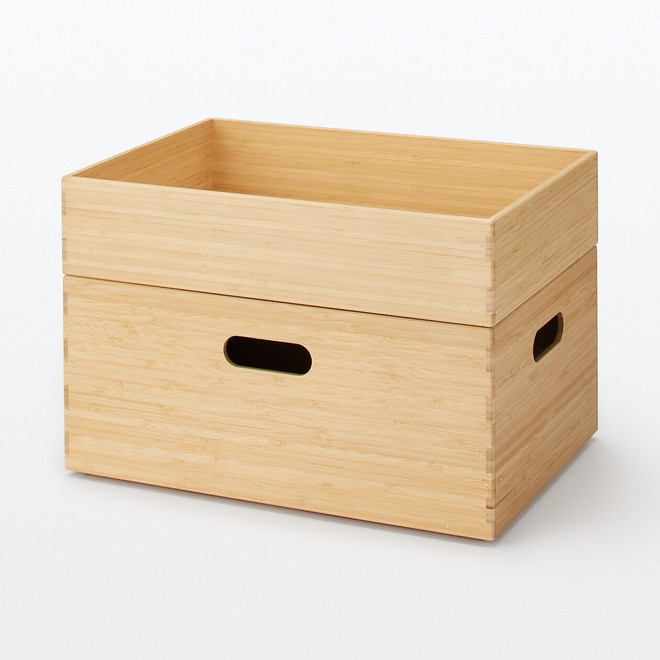Bamboo Stackable Box‐ 37cm Medium