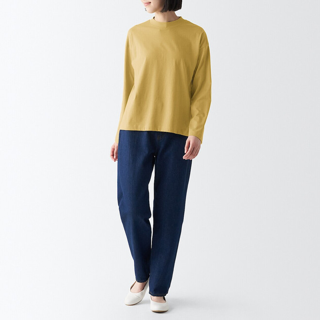 Women's Cotton Blend Long Sleeve T‐shirt 23AW