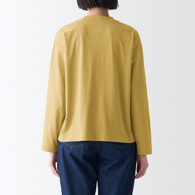 Women's Cotton Blend Long Sleeve T‐shirt 23AW