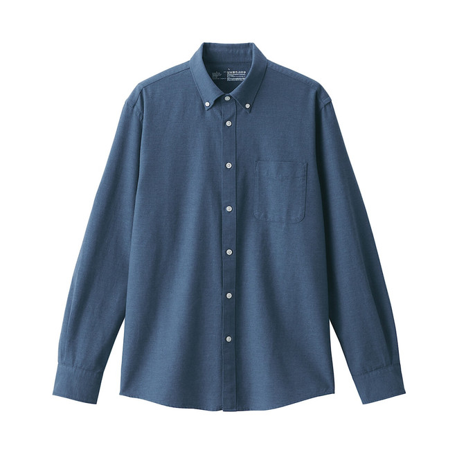 Men's Washed Oxford Button Down Shirt 18100.
